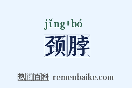 颈脖是什么意思的图片